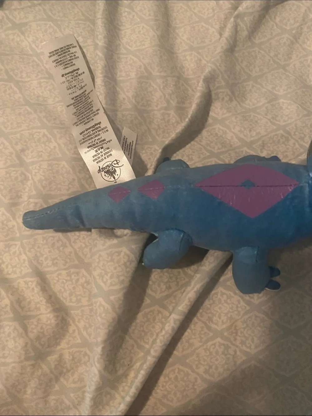 Disney frozen 2 Blue Plush Reptile Toy - Soft Stuffed Lizard